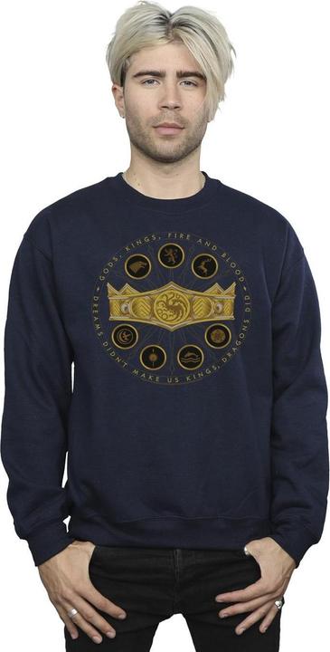 Immagine prodotto Game of Thrones Gods Kings Fire And Blood Felpa Uomo (M)