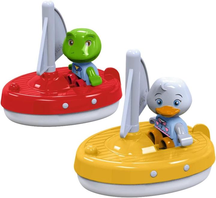 Produktbild Aquaplay 2 Zeilboten und 2 Figuren
