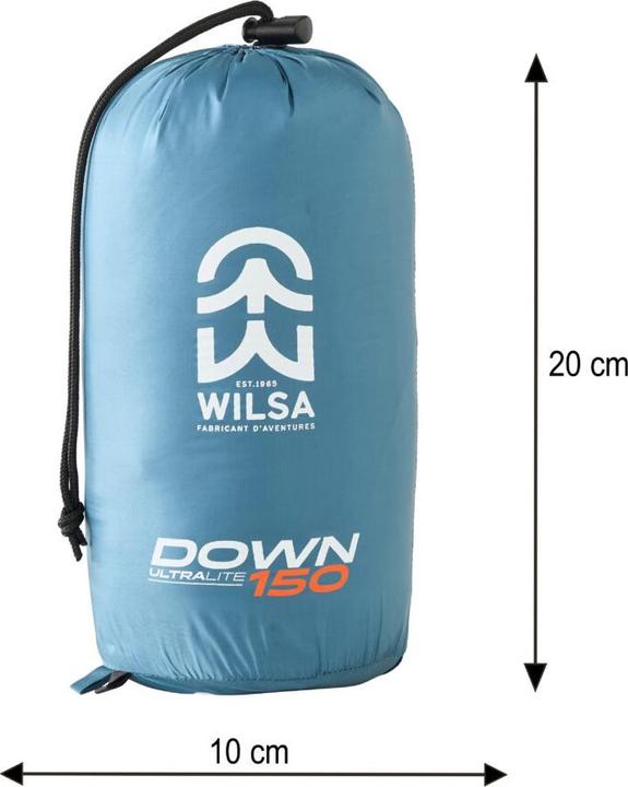 Produktbild Wilsa Schlafsack "Ultralite Down 150" (210 cm)
