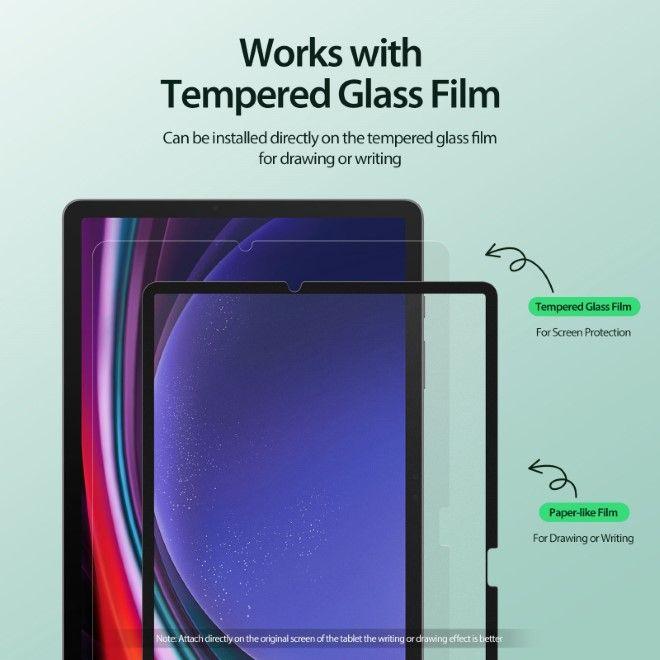 Produktbild Dux Ducis Naad Series Paperlike Film Schutzfolie (1 Stück, Galaxy Tab S9, Galaxy Tab S8, Galaxy Tab S9 FE, Galaxy Tab S7)