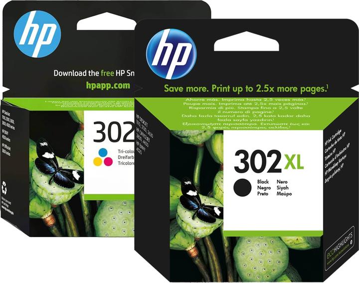 Immagine prodotto HP Original 302XL SET Multipack / Set mit allen vier Farben (M, Y, C, FC)