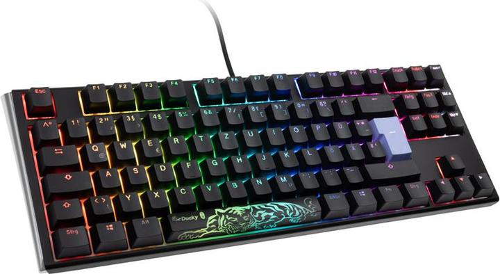 Image du produit Ducky One 3 Classic Black/White TKL Clavier de jeu, LED RGB - MX-Clear (DE, Filaire)