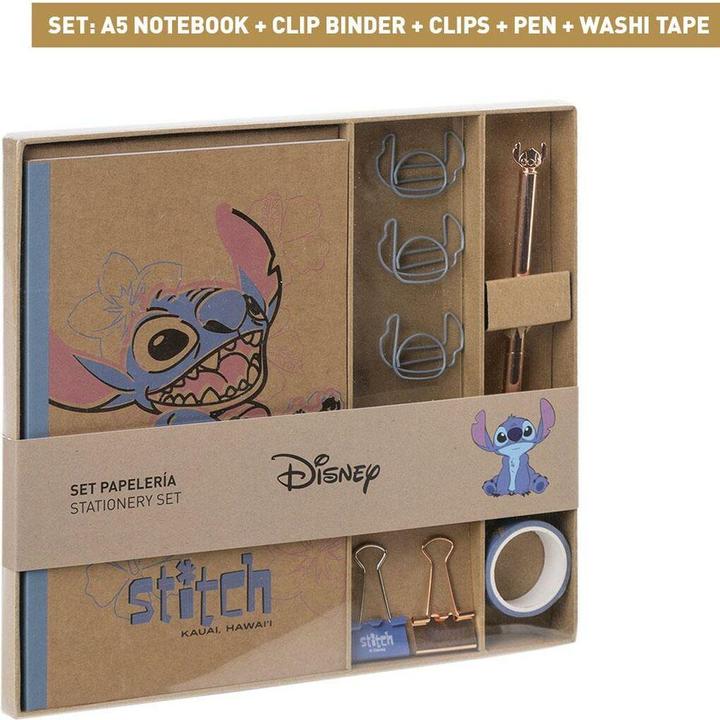 Cerda Lilo & Stitch - Set de Papeterie (A5, Harter Einband)