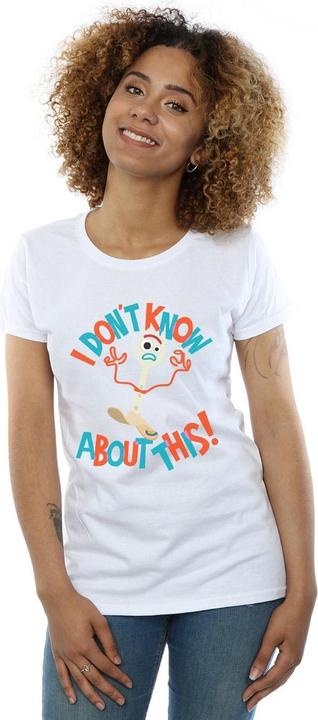 Immagine prodotto Disney Toy Story 4 Forky I Dont Know About This Maglietta Donna (S)