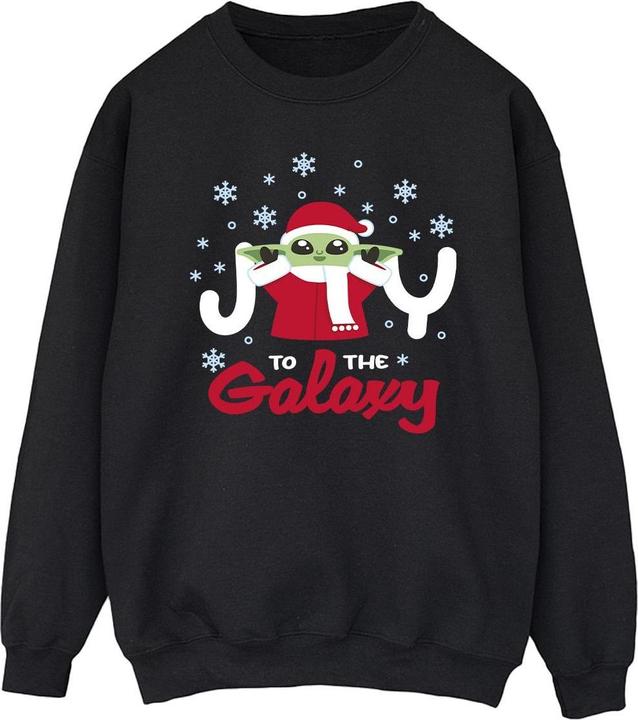 Actual product image Star Wars Mens The Mandalorian Joy To The Galaxy Sweatshirt (XXL)