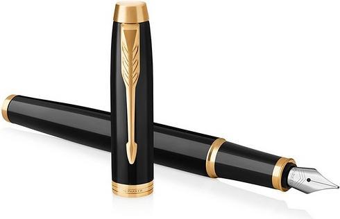 Actual product image Parker Pen IM Black Lacquer G.C. (Gold, Black, 1 x)
