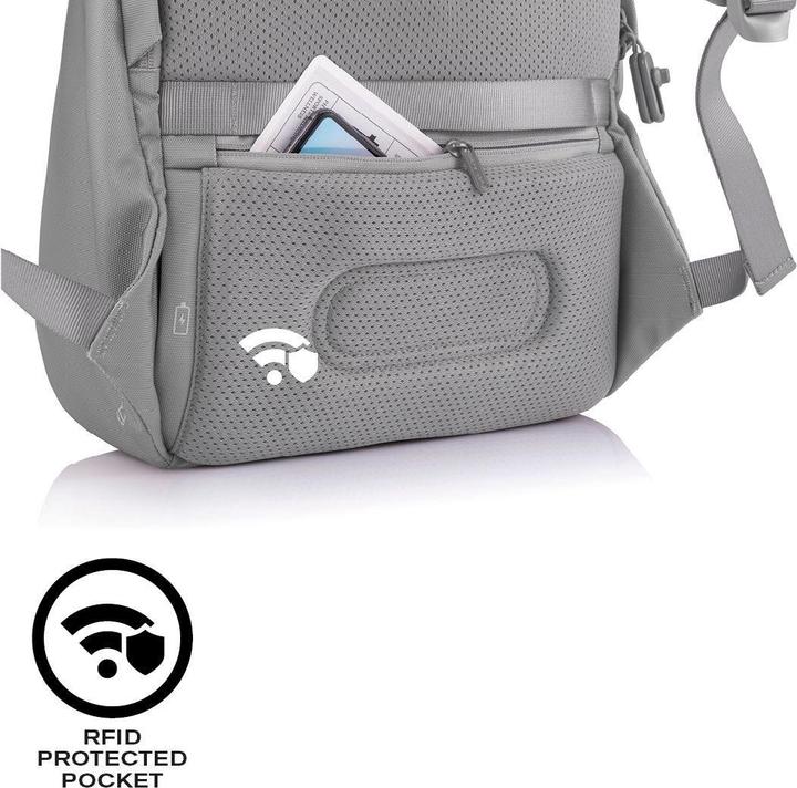 Produktbild XD Design XD-Design Bobby Soft Rucksack Lässiger Rucksack Grau Polyethylenterephthalat (16 l)