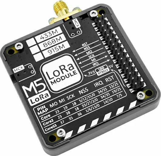 Productafbeelding M5Stack LoRa 868MHz module V1.1 met antenne