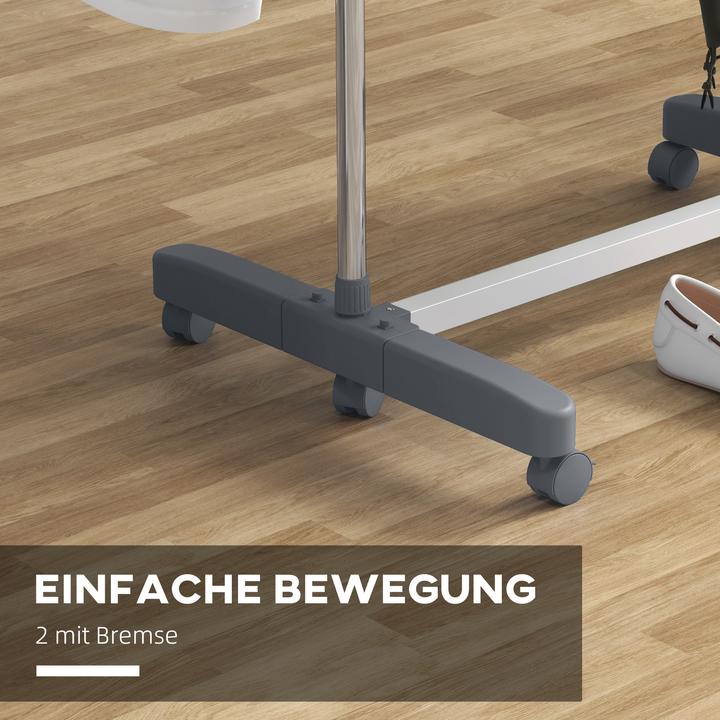 Image du produit Homcom Étendoir à linge avec patères