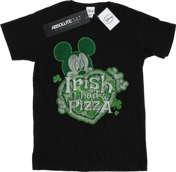 Produktbild Disney Mickey Mouse Shamrock Pizza TShirt (S)