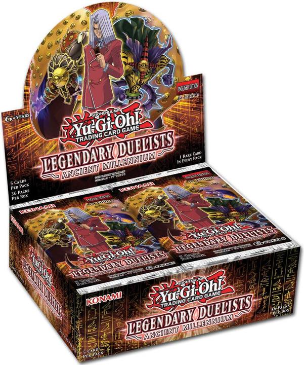 Immagine prodotto Yu-Gi-Oh Duellante Leggendario: Espositore Booster Antico Millennio - 1a Edizione -! (Inglese, Display del booster)