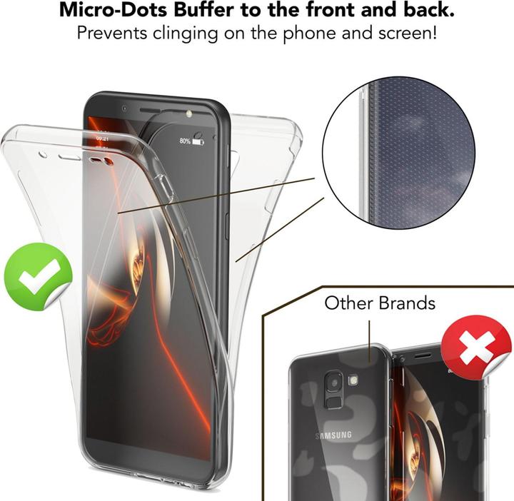Actual product image Nalia 360 degree mobile phone case (Samsung Galaxy J6)