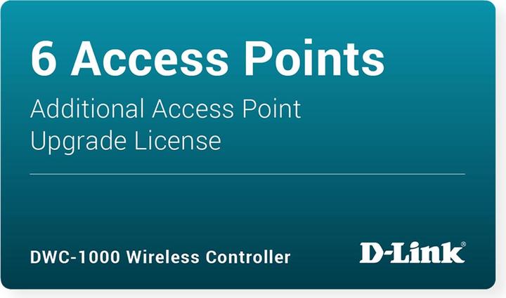 Image du produit D-Link DWC-1000-AP6-LIC : 6 licences AP (6 Dispositifs)