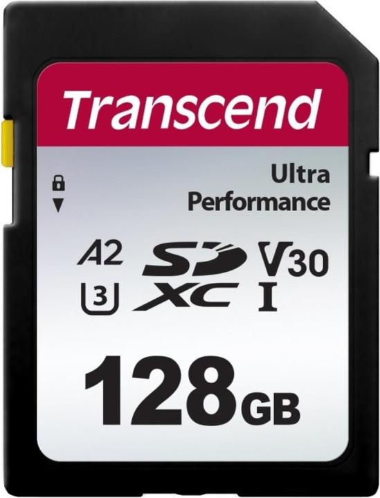 Image du produit Transcend Carte SD SDXC SDC340S 160/90 Mo/s (128 Go, SDXC, U3, UHS-I)