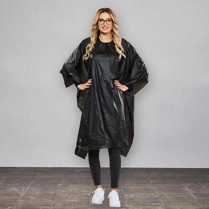 Actual product image Trend-Design BIOcape PRO disposable cape black 33 pcs.