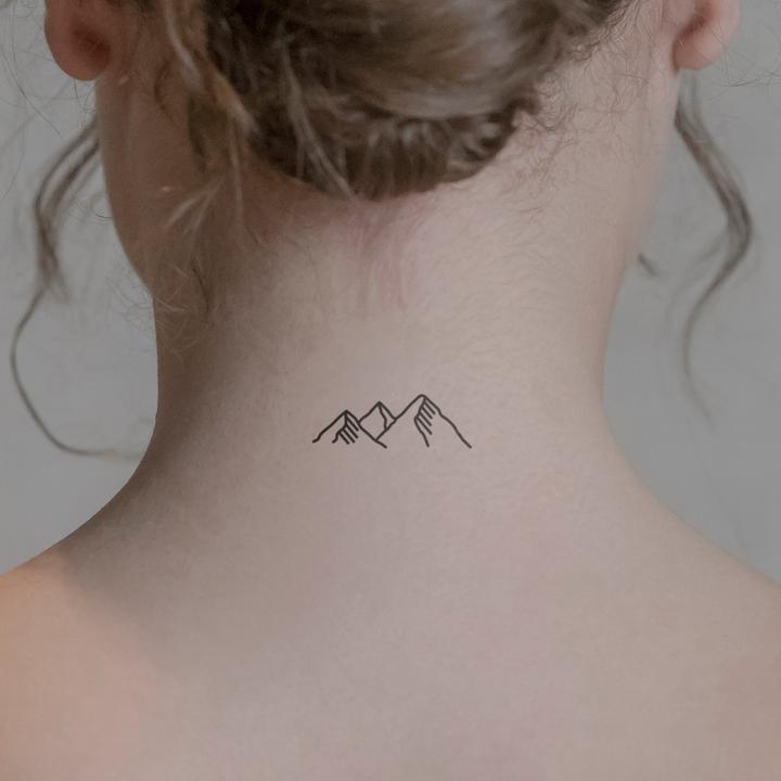 Produktbild minink Temporäres Tattoo – Berge mit Schnee