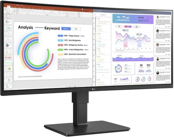 Actual product image LG UltraWide 34BQ77QC-B (3440 x 1440 pixels, 34")