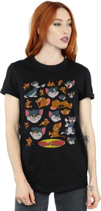 Immagine prodotto Tom & Jerry Many Faces Maglietta Ampia Donna (XL)
