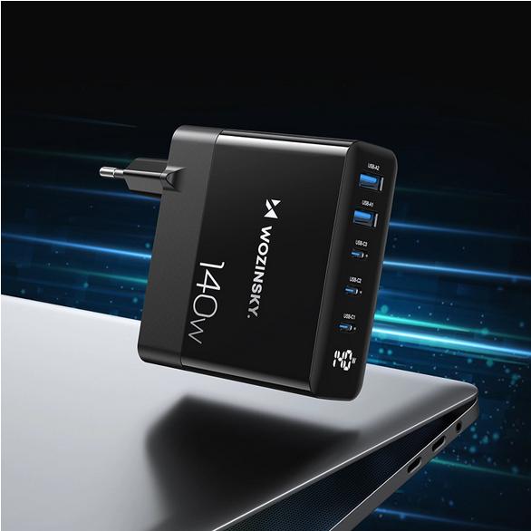 Actual product image Wozinsky GaN Charger (140 W)