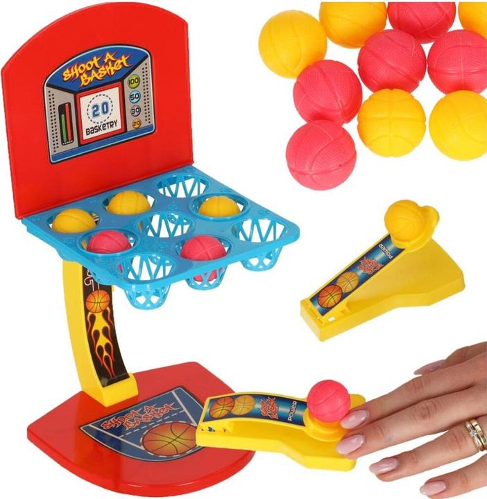 Immagine prodotto Ikonka Mini gioco di basket di abilità per 2 giocatori