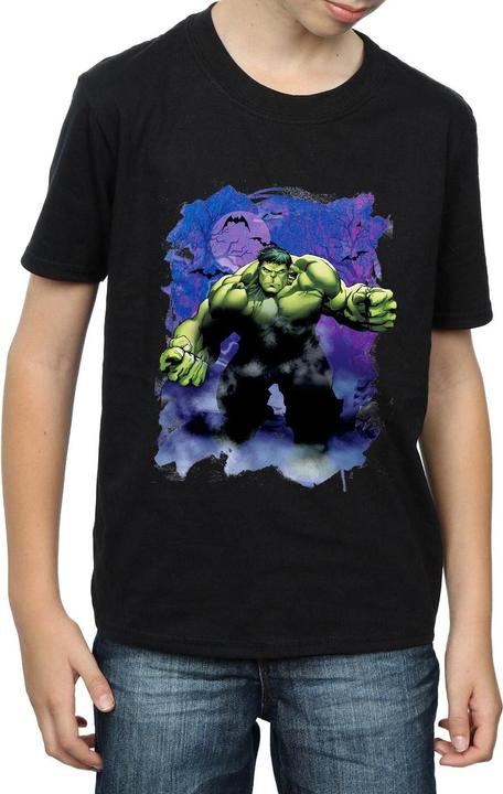 Image du produit - T-shirt HULK HALLOWEEN SPOOKY FOREST - Garçon (152, 158)