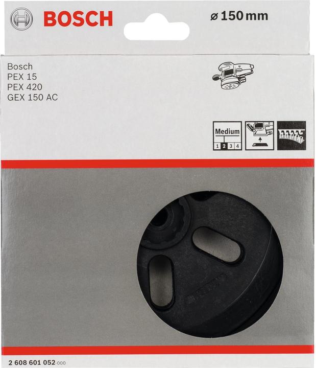 Produktbild Bosch Professional Zubehör Schleifteller mittel, 150 mm, für GEX 150 AC, PEX 15 AE (Mittelhart)