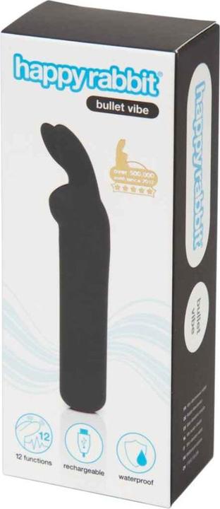 Produktbild Happy Rabbit Rechargeable Vibrating Bullet Black