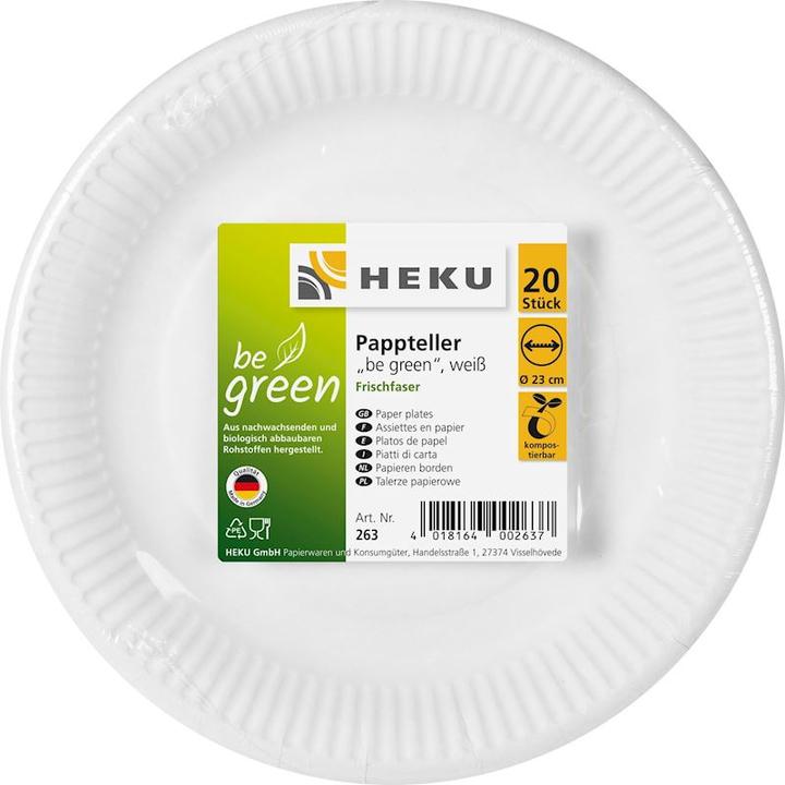 Produktbild Heku Einweg Pappteller (20 x)