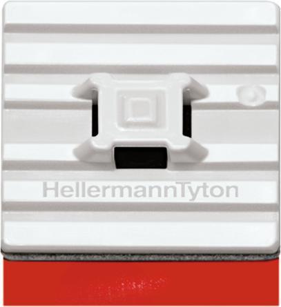 Immagine prodotto HellermannTyton Base di fissaggio ibler Base adesiva 28x28mm FMB4APT A (Fascette in velcro, 28 mm, 100 pz.)