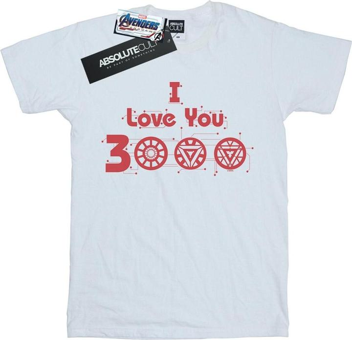 Actual product image Mens Avengers Endgame I Love You 3000 Circuits T-Shirt (3XL)