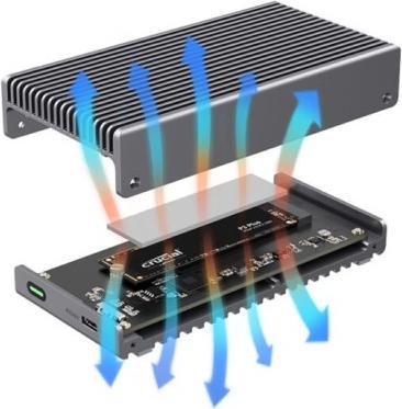 Immagine prodotto LMP DataFlash USB4 SSD,enclosure for NVMe PCIe SSD USB4 (2.5")