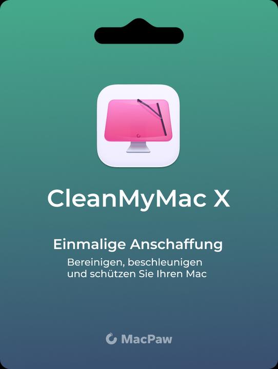 MacPaw CleanMyMac X Achat en une seule fois (1 Utilisateur, 1 Périphériques/Utilisateurs, Illimité)