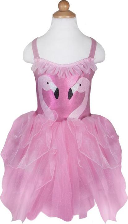 Produktbild Creative Education Flamingo Kleid, 5-6 Jahre Kleid 76-86 cm lang, rosa Tüll, Haarreif (116)