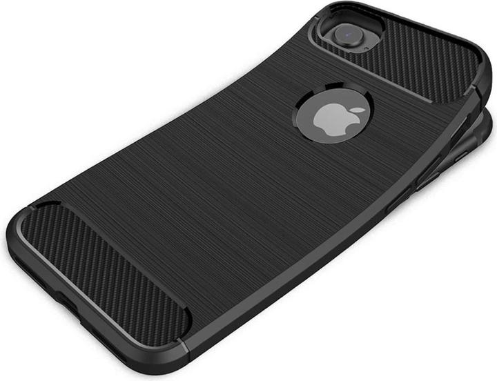 Image du produit Screenguard Apple iPhone SE 2022 Étui Carbon Brushed Soft TPU (Apple iPhone SE (3ème génération))
