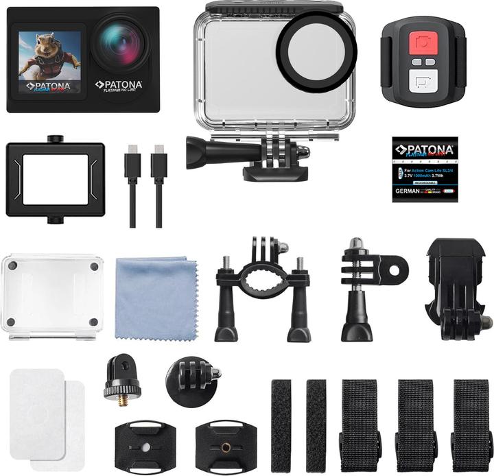 Actual product image Patona Platinum Action Cam Life SL4 5K (60p, Wi-Fi)