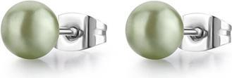 Immagine prodotto Sagapo S'AgapÃµ - Charming steel earrings with a green pearl Wisdom SWI29