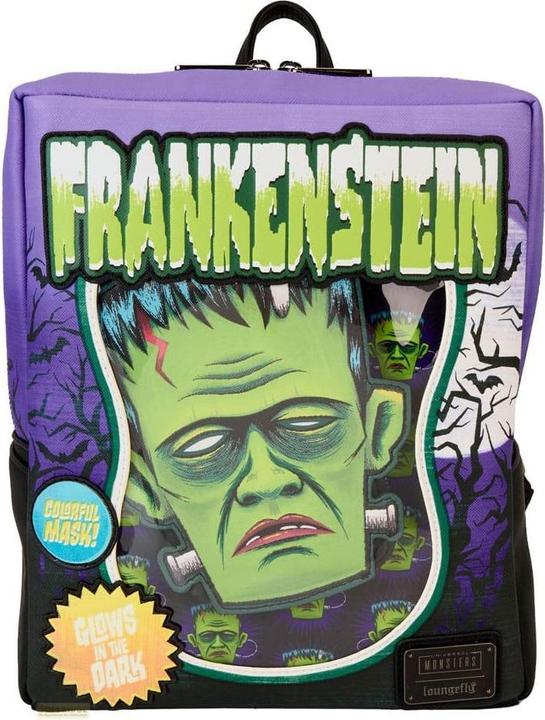 Loungefly Universal Monsters by Mini-Rucksack Frankenstein Neon Mask
