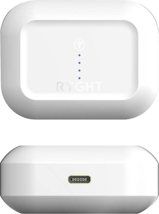 Image du produit Ryght Casque intra-auriculaire MINO Bluetooth® stéréo Microphone blanc Réduction du bruit Indicateur de (ANC, Filaire)