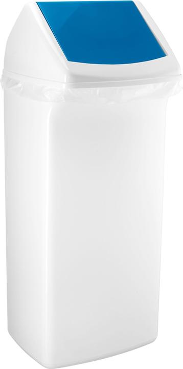 Immagine prodotto Durable Cestino per rifiuti riciclabili 40 l H747xL320xD366mm coperchio bianco blu (40 l)