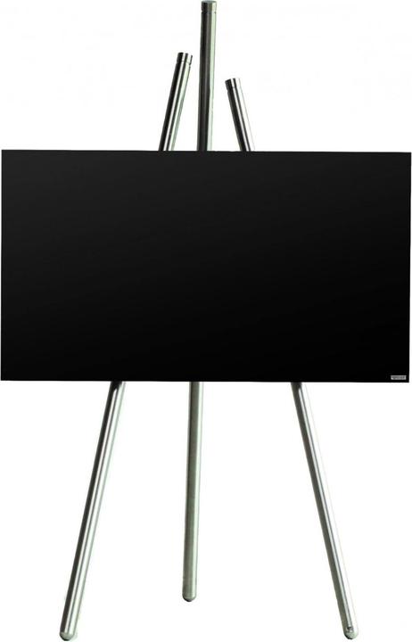 Actual product image Wissmann Raumobjekte TV stand 3-leg, brushed stainless steel, -55" (55", 59 kg)