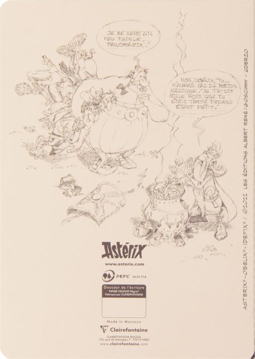 Image du produit Clairefontaine Astérix Crayonnés (AAA393, À rayures, Couverture rigide)