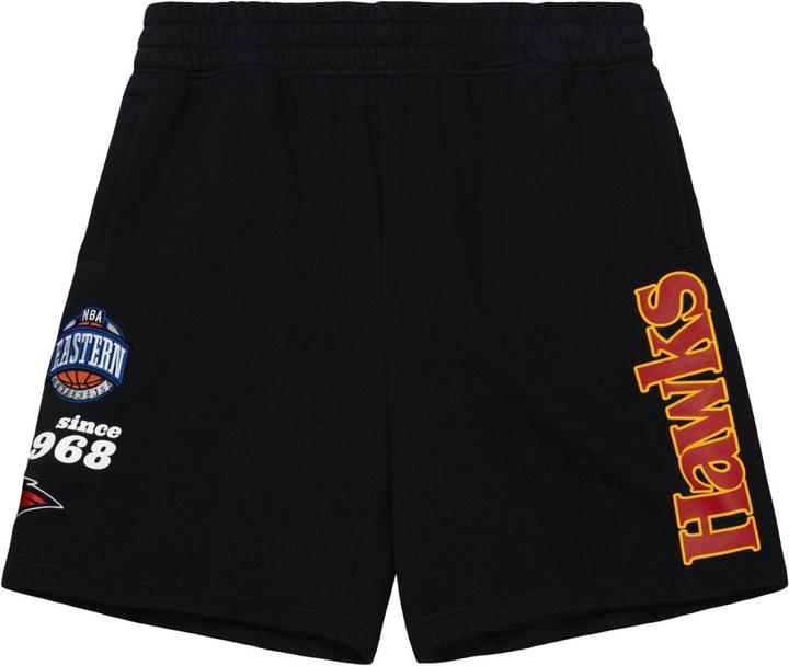 Image du produit Mitchell & Ness M&N NBA Fleece Shorts - TEAM ORIGINS Atlanta Hawks (L)