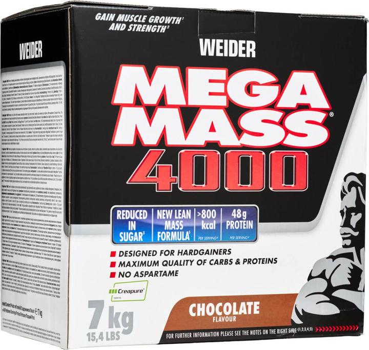 Image du produit Weider Méga Masse 4000 (Vanille, 1 pcs, 7000 g)