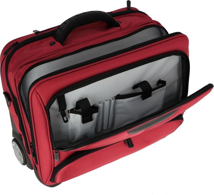 Produktbild Dermata Business Laptop Trolley Nylon 3456NY Rood (37 l, Handgepäck (bis 50l))
