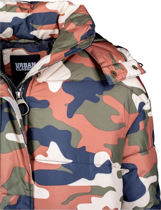 Actual product image Urban Classics Ladies Boyfriend Camo Puffer Jacket (4XL)