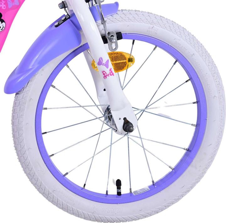 Actual product image Disney Minnie 16 inch children's bike pink - safety, comfort and fun all in one! (16")