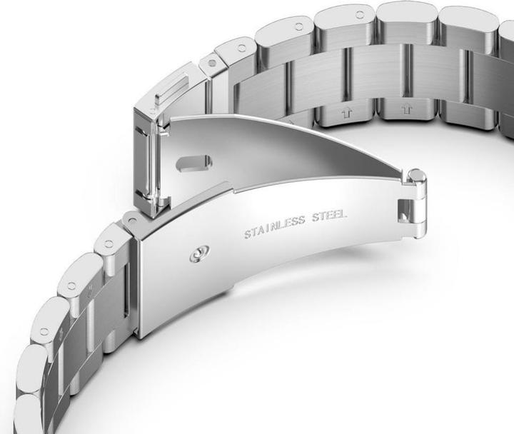 Actual product image Tech Samsung Galaxy Watch 4 stainless steel strap, Pink, 40/42/44mm (40 mm, 42 mm, 44 mm, Stainless steel)
