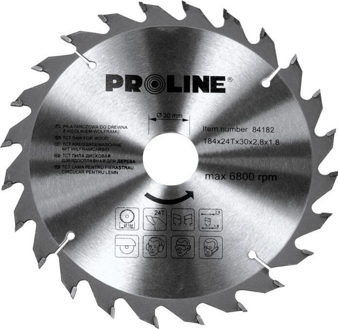 Actual product image Proline Pro-Line circular saw for wood 140x20mm 16z. - 84141