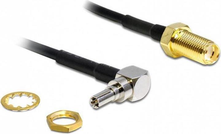 Delock Pigtail Coax Kabel: SMA-Buchse-CRC9-Stecker (Antennenkabel)