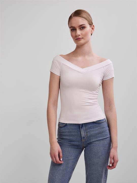 Produktbild Pieces Pcmaliva Ss Off Shoulder V-Neck Top Noos (L)